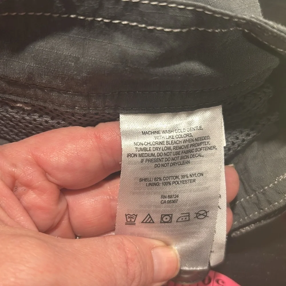 Columbia dark grey nylon cotton blend utility pant size 36x30